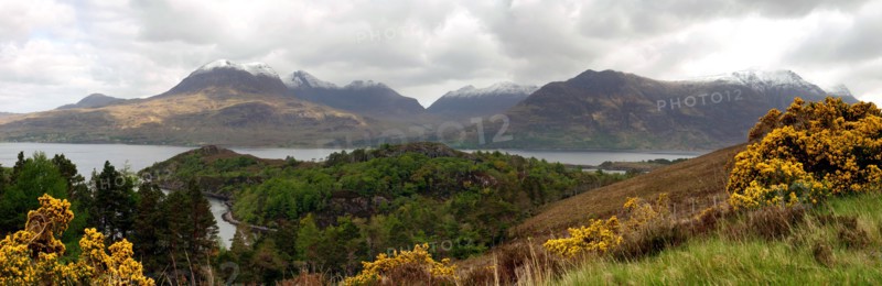 Loch Torridon and the Torridon Hills, Highland, Scotland.
