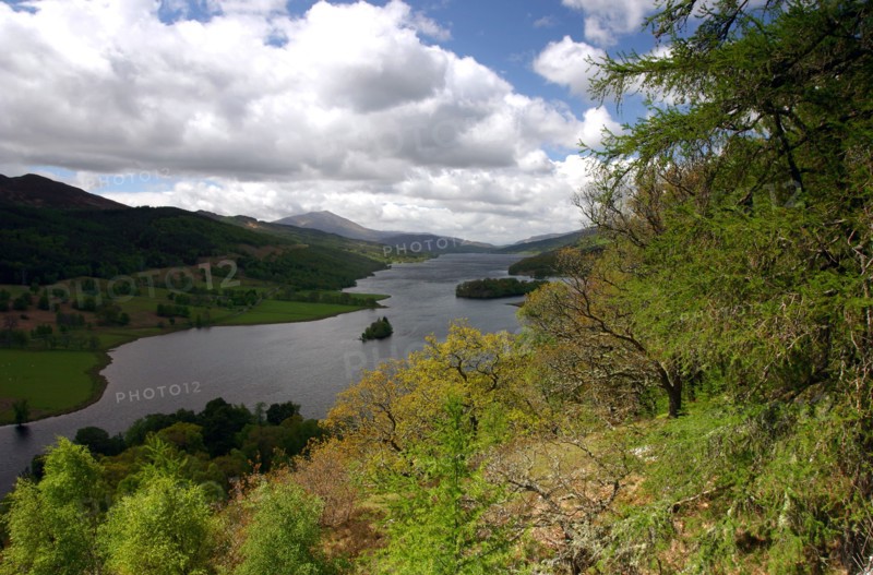 Queen's View, Loch Tummel, Perth and Kinross, Scotland.
