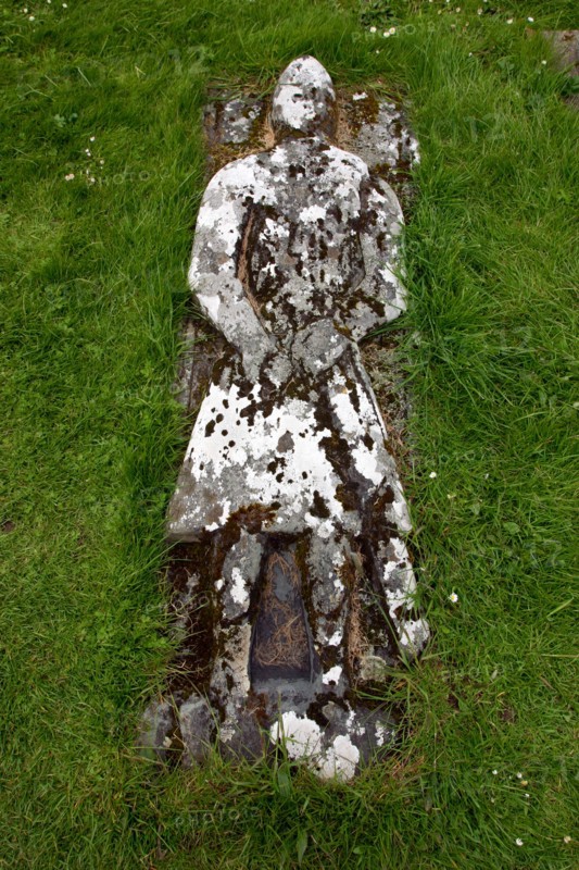 Grave of Angus Martin, Kilmuir Graveyard, Skye, Highland, Scotland.