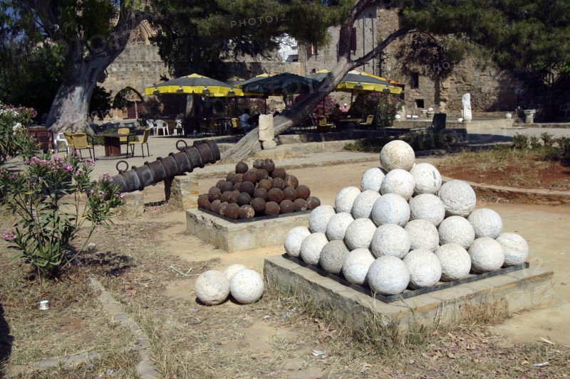 Cannon balls, North Cyprus.