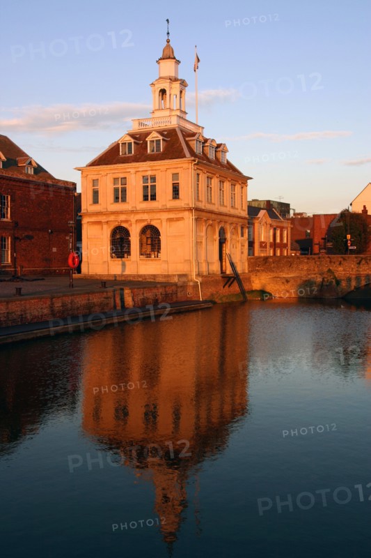 Custom House at dusk, Purfleet, Kings Lynn, Norfolk.