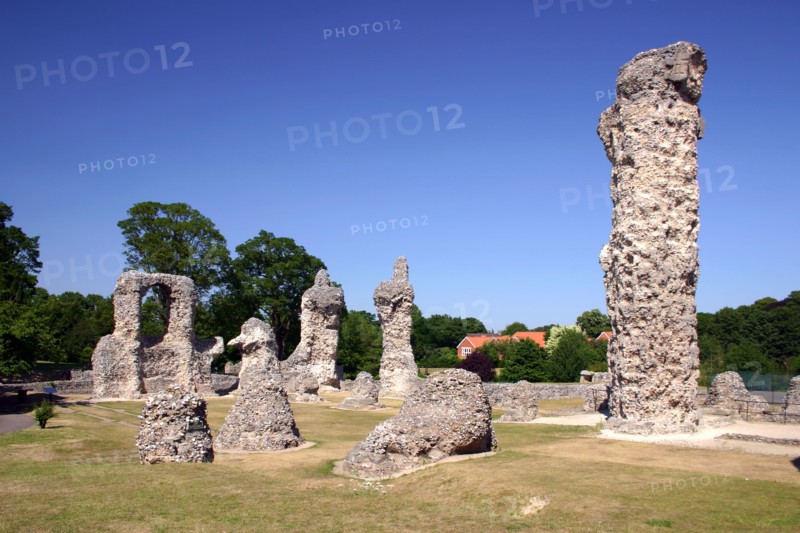 Abbey Ruins, Bury St Edmunds, England.