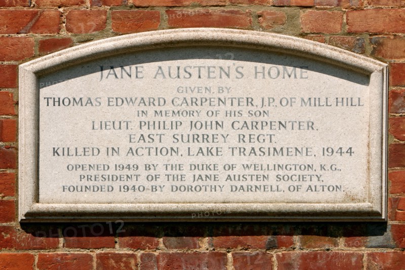 Jane Austen's House, Hampshire, England.