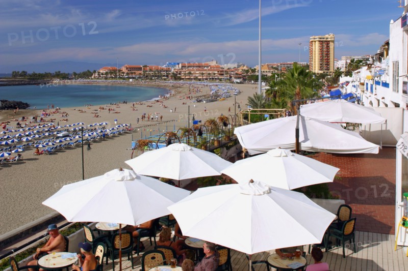 Beachfront bar, Playa de las Vistas, Los Cristianos, Tenerife, Canary Islands, 2007.