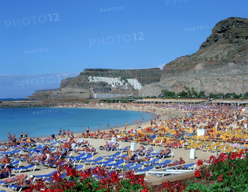 Playa del Amadores, Gran Canaria, Canary Islands.