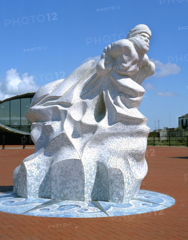 Antarctic 100 Memorial, Waterfront Park, Cardiff, Wales.
