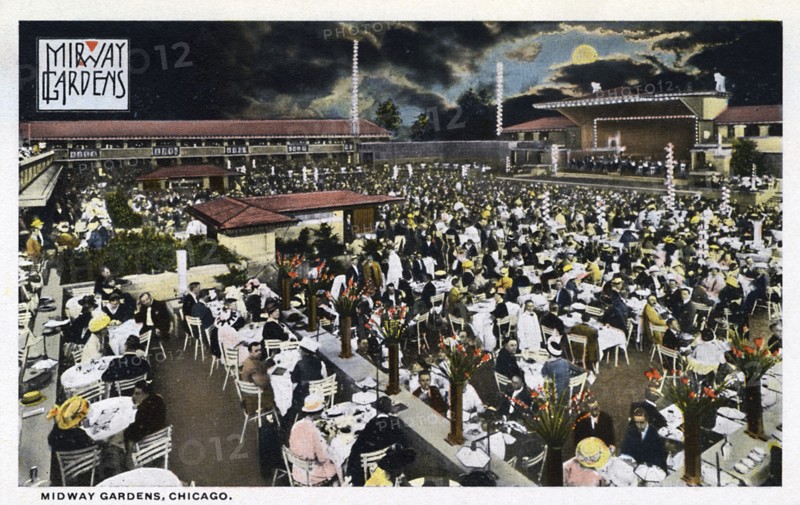 Midway Gardens, Chicago, Illinois, USA, 1915. Artist: Unknown