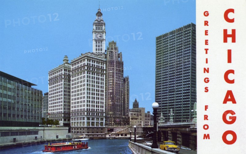 'Greetings from Chicago', postcard, 1965. Artist: Unknown