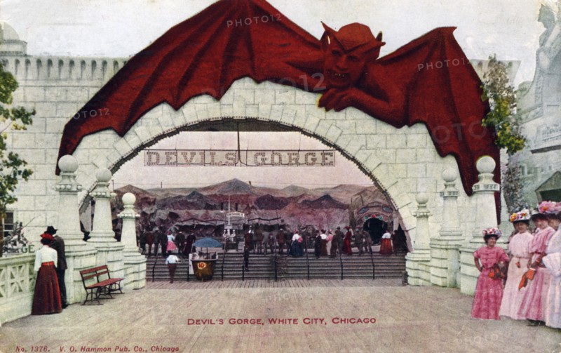Devil's Gorge, White City, Chicago, Illinois, USA, 1908. Artist: Unknown