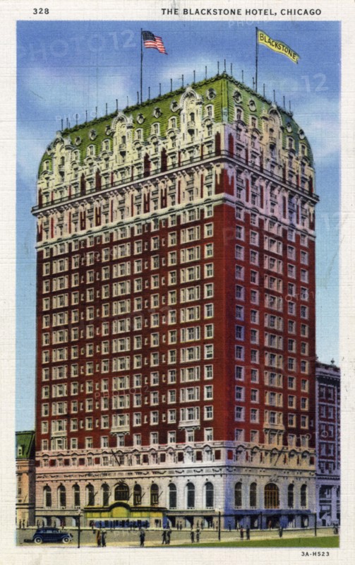 The Blackstone Hotel, Chicago, Illinois, USA, 1933. Artist: Unknown