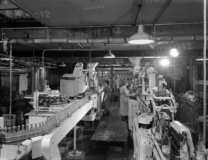 Ward & Sons soft drink bottling plant, Swinton, South Yorkshire, 1960. Artist: Michael Walters