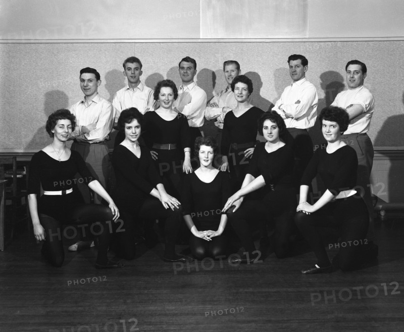 Wombwell Operatic Society group photograph, South Yorkshire, 1961. Artist: Michael Walters