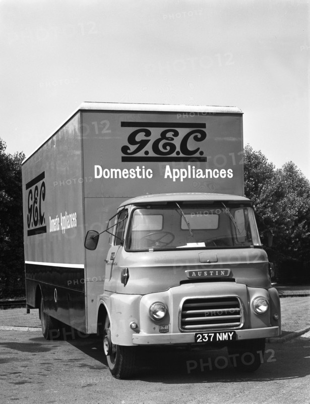 GEC Austin delivery lorry, Swinton South Yorkshire, 1963.  Artist: Michael Walters