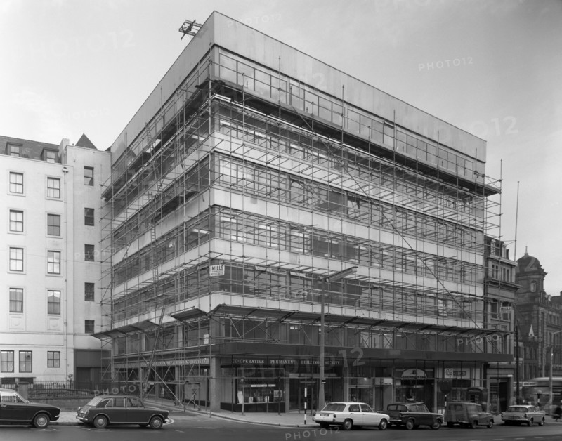 Refurbishment of a building, Sheffield city centre, South Yorkshire, 1967. Artist: Michael Walters