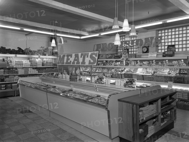 New Lodge Road Co-op self service supermarket, Barnsley, South Yorkshire, 1957. Artist: Michael Walters
