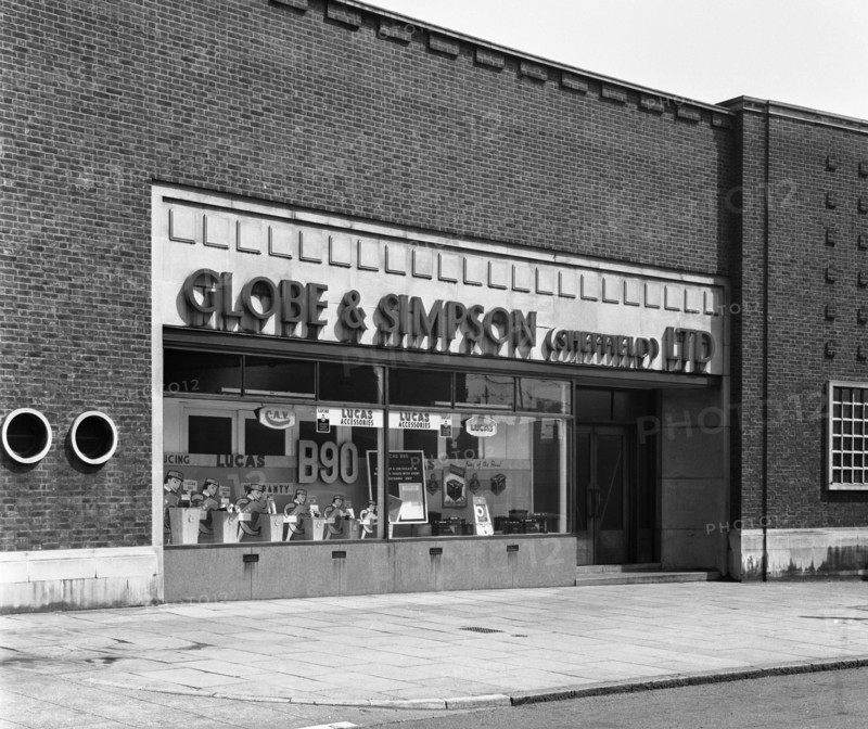 Globe & Simpson shop window, Nottingham, Nottinghamshire, 1961. Artist: Michael Walters