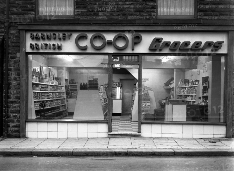 Barnsley Co-op Grocers, South Yorkshire, 1954.  Artist: Michael Walters
