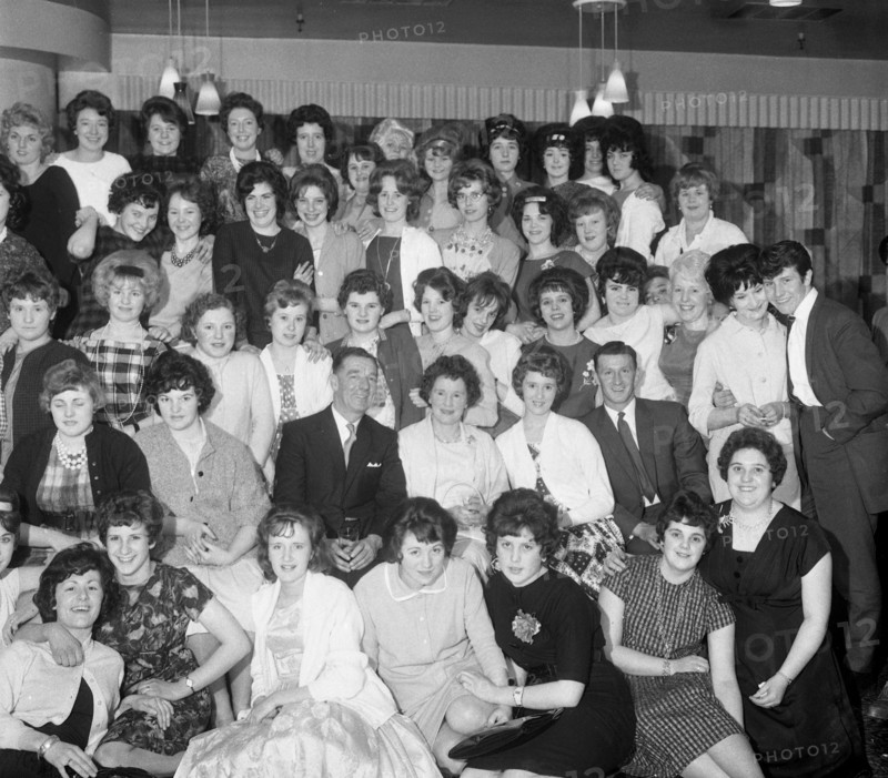 Women from the ICI Doncaster plant at a social gathering, South Yorkshire 1962. Artist: Michael Walters