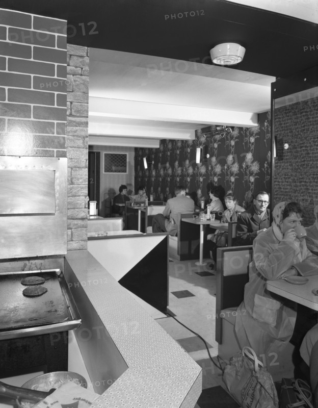 New Wimpy Bar, Barnsley, South Yorkshire, 1960.  Artist: Michael Walters