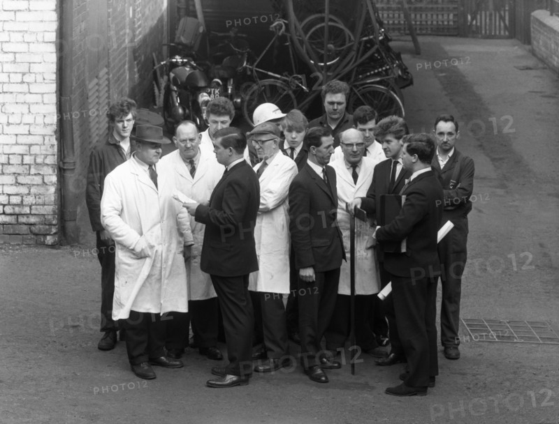Industrial relations, Swinton, South Yorkshire, 1966. Artist: Michael Walters