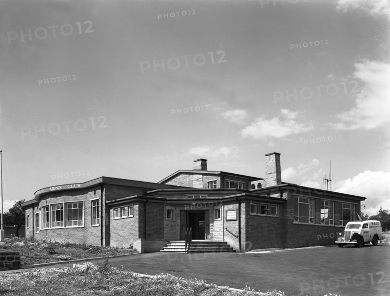 Exterior of the Royston Working Men's Club Barnsley, South Yorkshire, 1962. Artist: Michael Walters