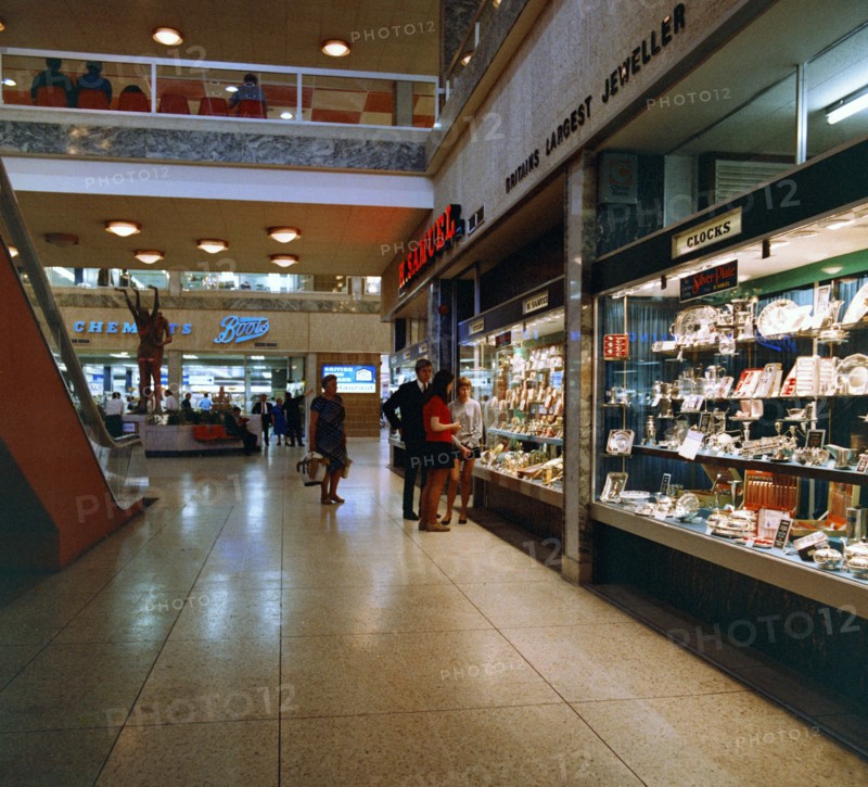 H Samuel's jewellers in the new Arndale Centre, Doncaster, South Yorkshire, 1969. Artist: Michael Walters
