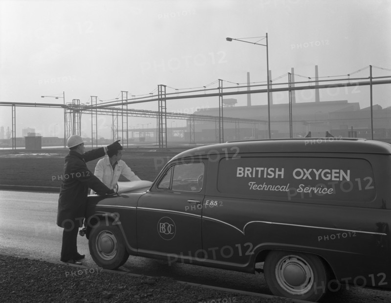 British Oxygen van at the Park Gate Iron and Steel Company, Rotherham, South Yorkshire, 1964. Artist: Michael Walters