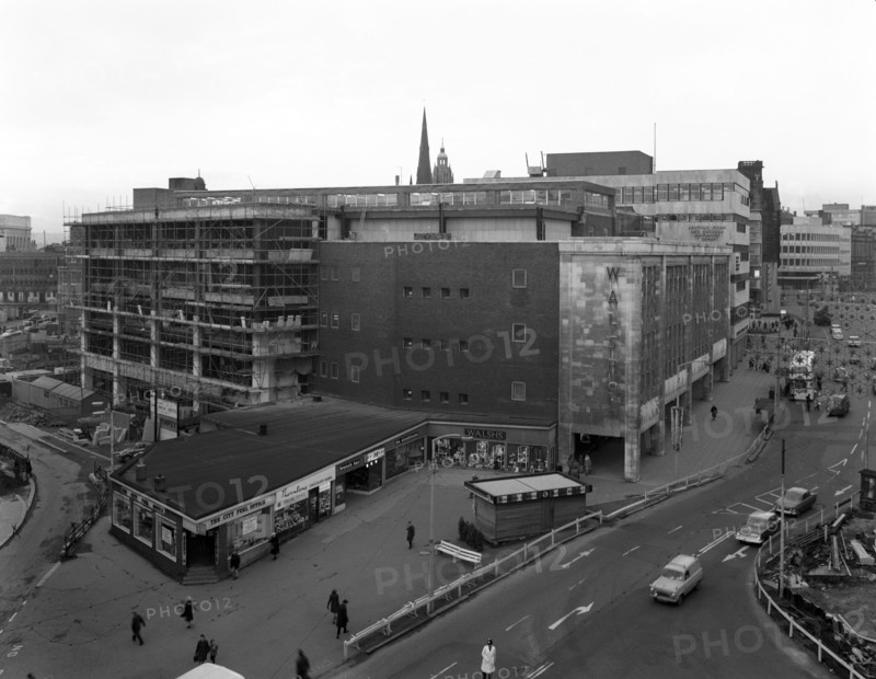 Walsh's department store in Sheffield prior to its redevelopment, South Yorkshire, 1966. Artist: Michael Walters