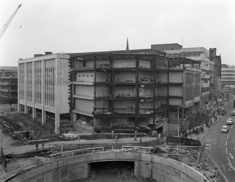 Walsh's department store in Sheffield during its redevelopment, South Yorkshire, 1967. Artist: Michael Walters