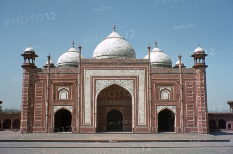 Taj Mahal Mosque, Agra, India.