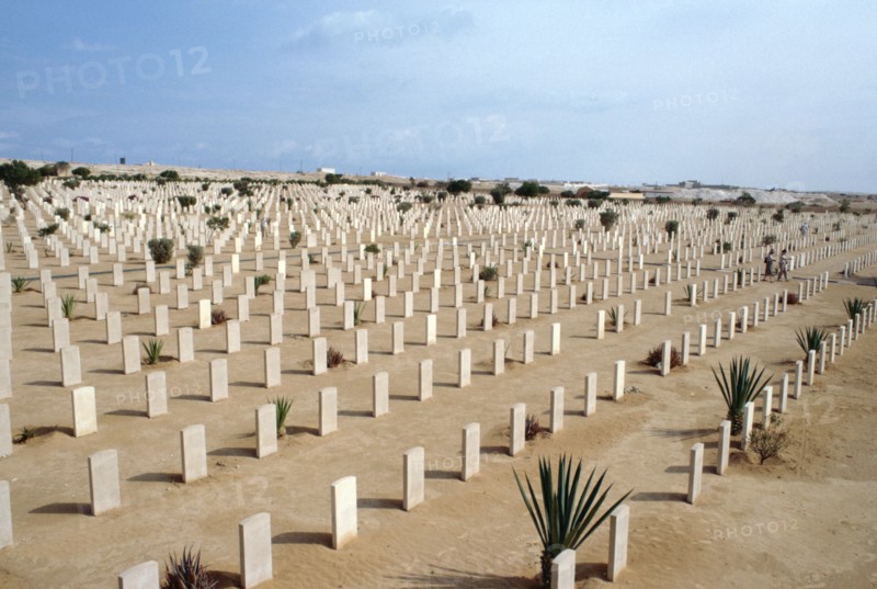 Allied War Cemetery, El Alamein, Egypt.