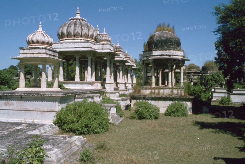 Royal cenotaphs, Ahar, Udaipur, Rajasthan, India.