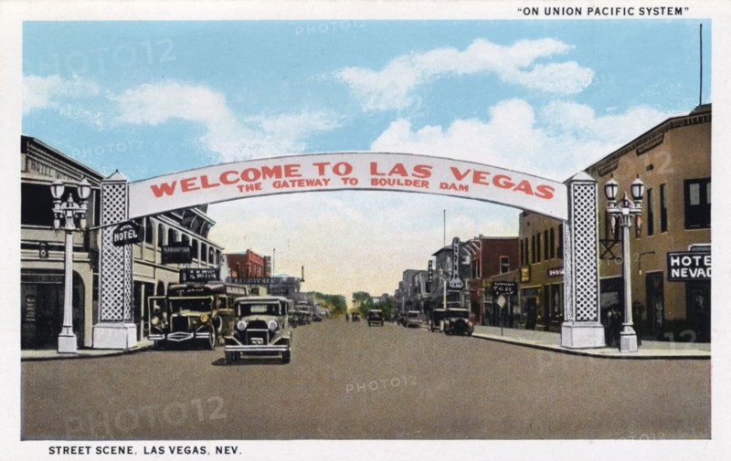 Welcome to Las Vegas sign, Las Vegas, Nevada, USA, 1930. Artist: Unknown