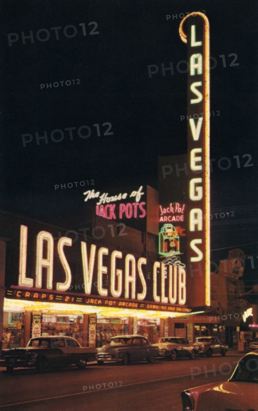 Las Vegas Club, Las Vegas, Nevada, USA, 1956. Artist: Unknown