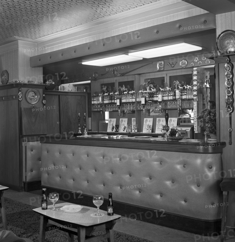 Bar of the Cavalier pub, Ravenfield, near Rotherham, South Yorkshire, 1963. Artist: Michael Walters