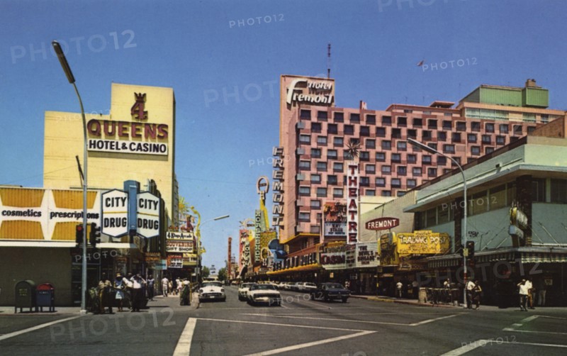 Fremont Street, Las Vegas, Nevada, USA, 1968. Artist: Unknown