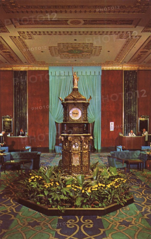 Lobby of the Waldorf-Astoria Hotel, New York City, New York, USA, 1965. Artist: Unknown