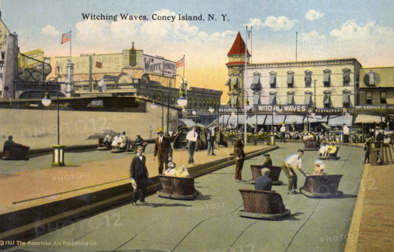 Witching Waves, Coney Island, New York City, New York, USA, 1916. Artist: Unknown