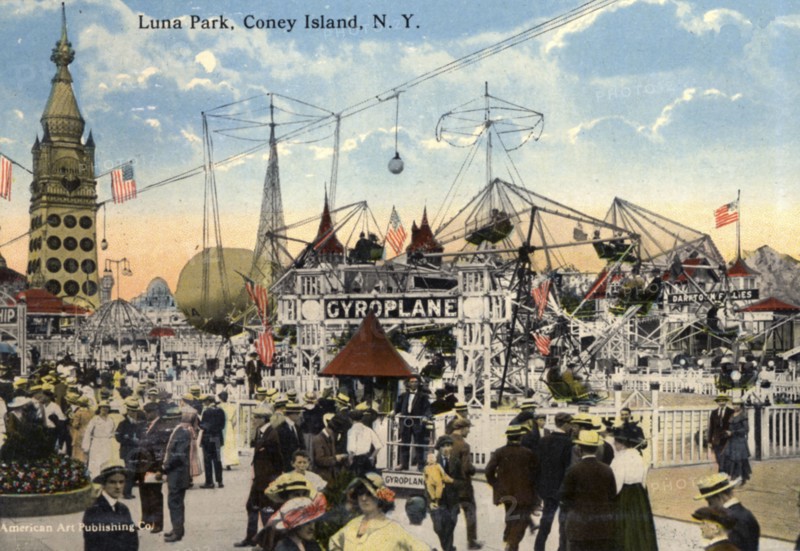 Luna Park, Coney Island, New York City, New York, USA, 1916. Artist: Unknown