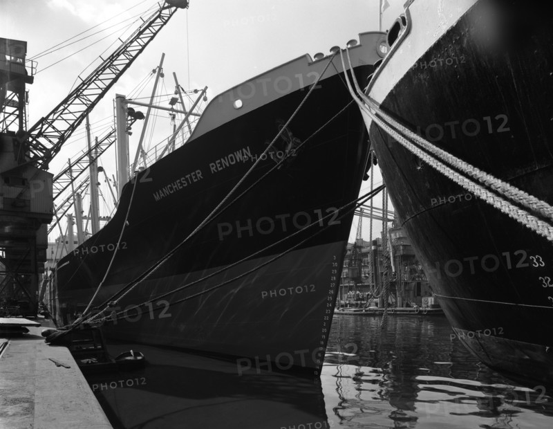 The 'Manchester Renown' in dock on the Manchester Ship Canal, 1964.  Artist: Michael Walters