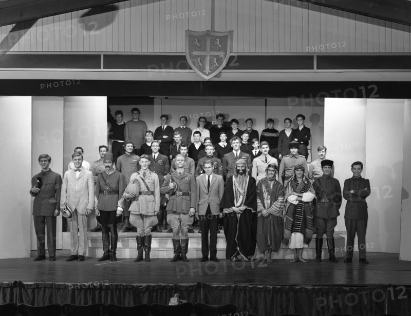 A scene from the Terence Rattigan play, Ross, Worksop College, Nottinghamshire, 1963.  Artist: Michael Walters
