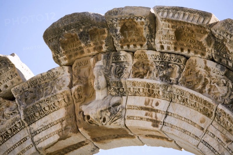 The Temple of Hadrian, Ephesus, Turkey. Artist: Samuel Magal