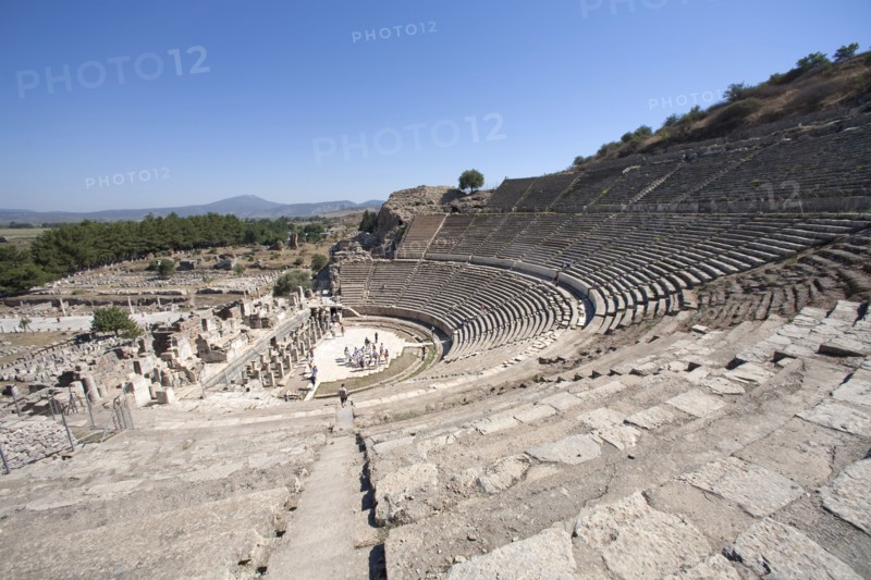 The theatre at Ephesus, Turkey. Artist: Samuel Magal