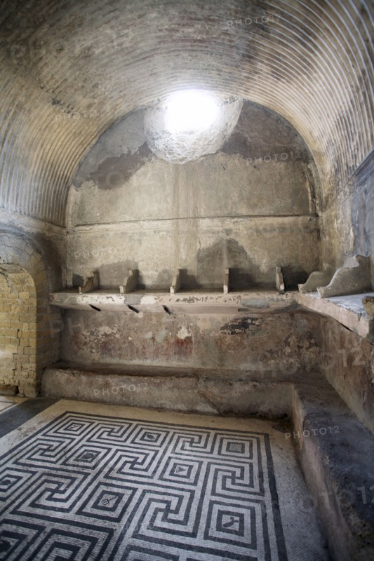 The women's baths at Herculaneum, Italy. Artist: Samuel Magal