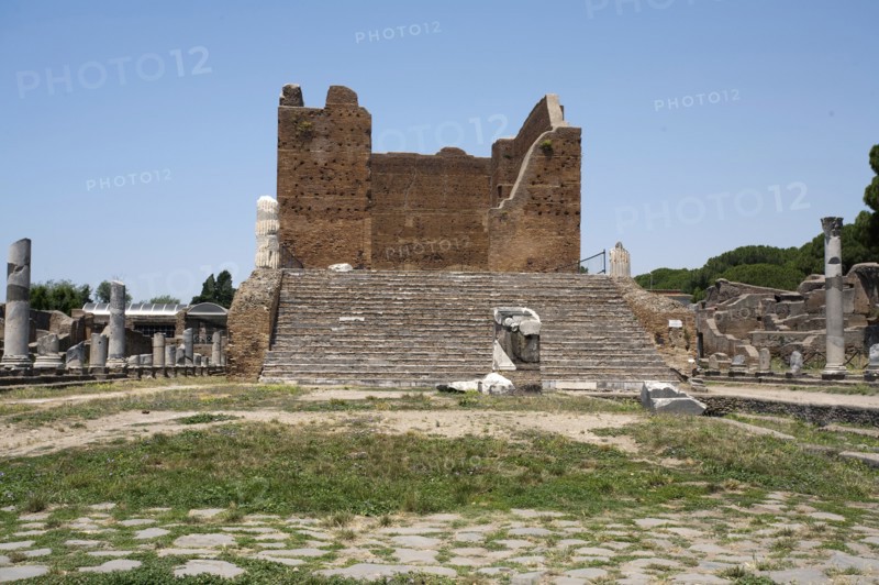 The Capitolium at Ostia Antica, Italy. Artist: Samuel Magal