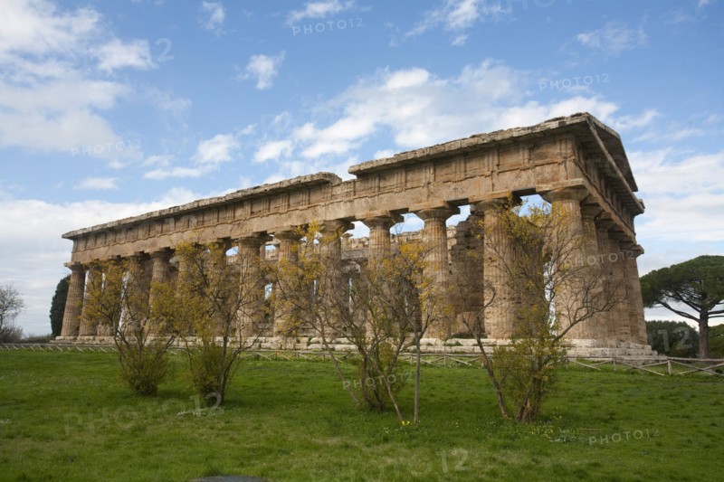 The Temple of Neptune, Peastum, Italy. Artist: Samuel Magal