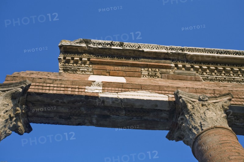 The forum at Pompeii, Italy. Creator: Samuel Magal.