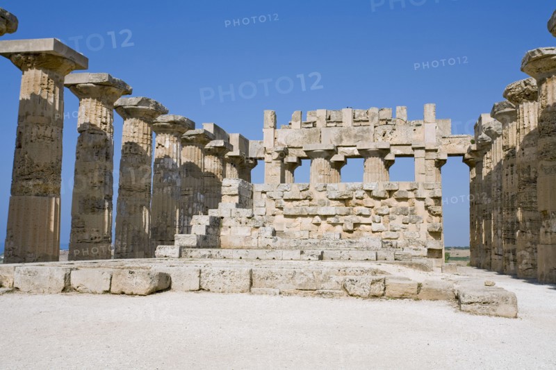 The Temple of Hera (Temple E), Selinunte (Selinus), Sicily, Italy. Artist: Samuel Magal