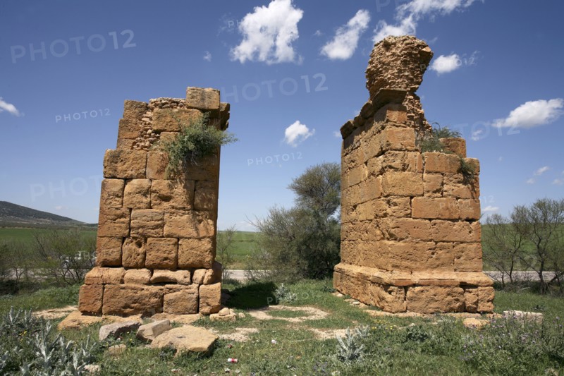 The north gate at Thuburbo Majus, Tunisia. Artist: Samuel Magal