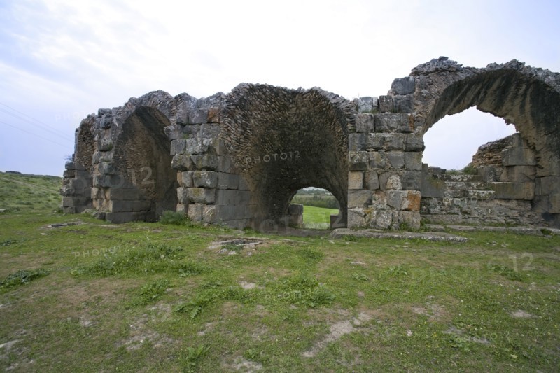 The theatre at Chemtou, Tunisia. Artist: Samuel Magal